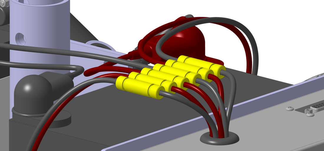 battery and motor connectors